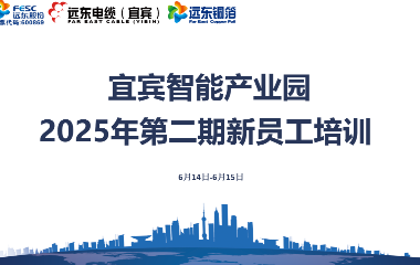 遠東宜賓智能產業(yè)園第二期新員工入職培訓圓滿收官?